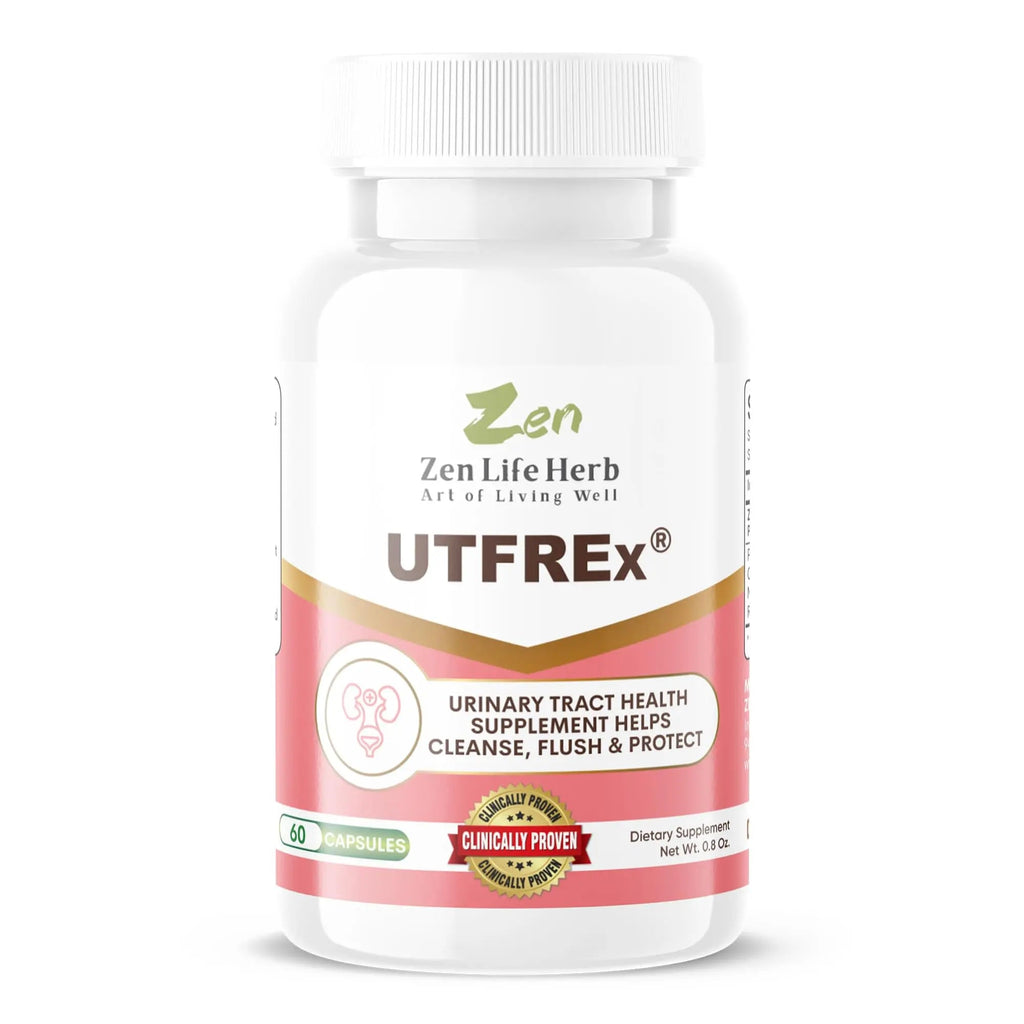 ZEN LIFE HERB UTFREx – Fast Acting - Promotes Urinary Tract Health Supports Healthy Immune and Urinary System, No Vitamins, Minerals, Prebiotics, Sugar, Plant-Based Supplement (60 Capsules) ZEN LIFE HERB Au supplements