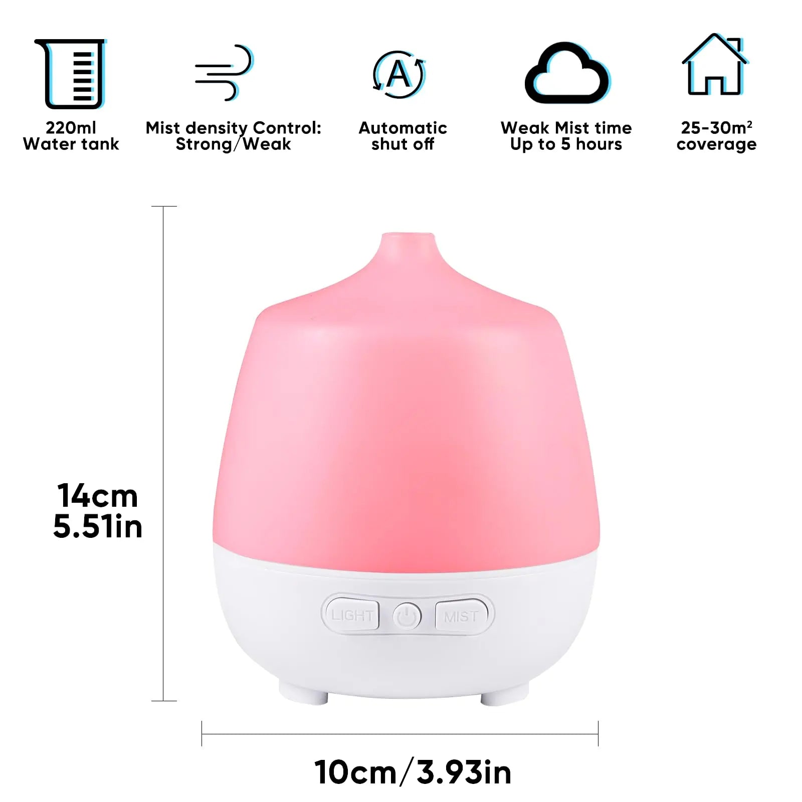 HAPPTWS 220Ml Essential Oil Diffuser - Diffusers for Essential Oils Aromatherapy Diffuser HAPPTWS Au supplements