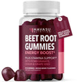 Beet Root Gummies with COQ10 & Pomegranate - Nitric Oxide Supplement for Men and Women - Beetroot for Endurance, Performance, Recovery - Vegan, Non-GMO, Gluten Free