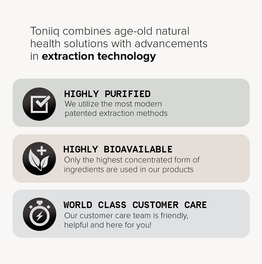 Toniiq NMN Supplement 1200mg - Third Party Tested Stabilized Capsules - 98% Highly Purified for NAD + - 60 Capsules Nicotinamide Mononucleotide Booster Supplement Toniiq Au supplements