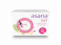 Asana Panty Liners for Girls, Organic Cotton Cover – Controls Odor Naturally, Pads Without Wings Asana Au supplements