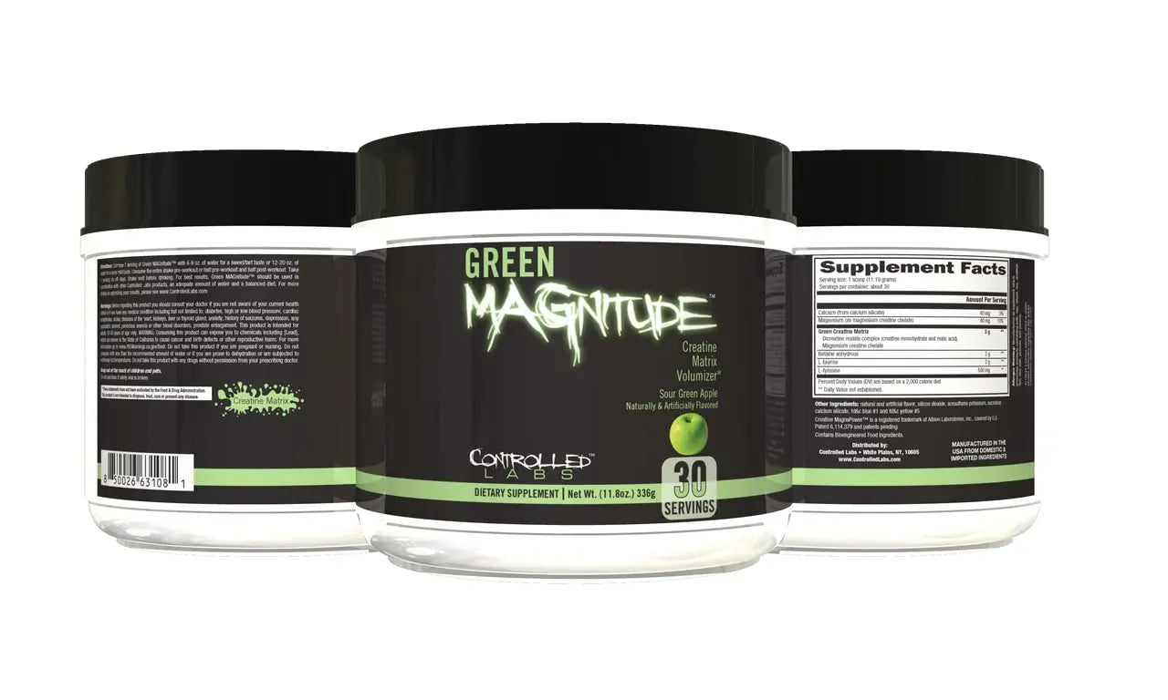 CONTROLLED LABS Green Magnitude Supplement, Synergistic Creatine Formula Powder CONTROLLED LABS Au supplements