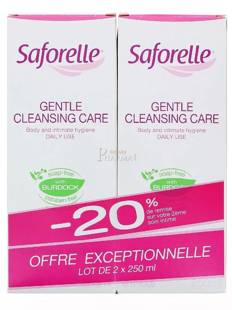 Saforelle Gentle Cleansing Care 2X250ml Saforelle Au supplements
