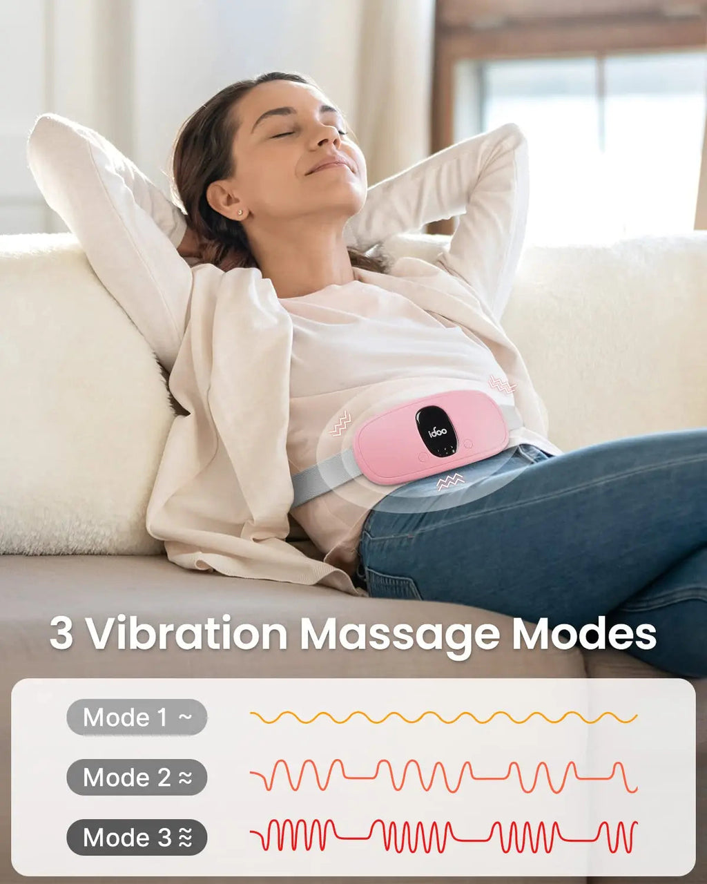 FSA HSA Eligible Portable Cordless Menstrual Heating Pad, iDOO Period Heating Pads iDOO Au supplements