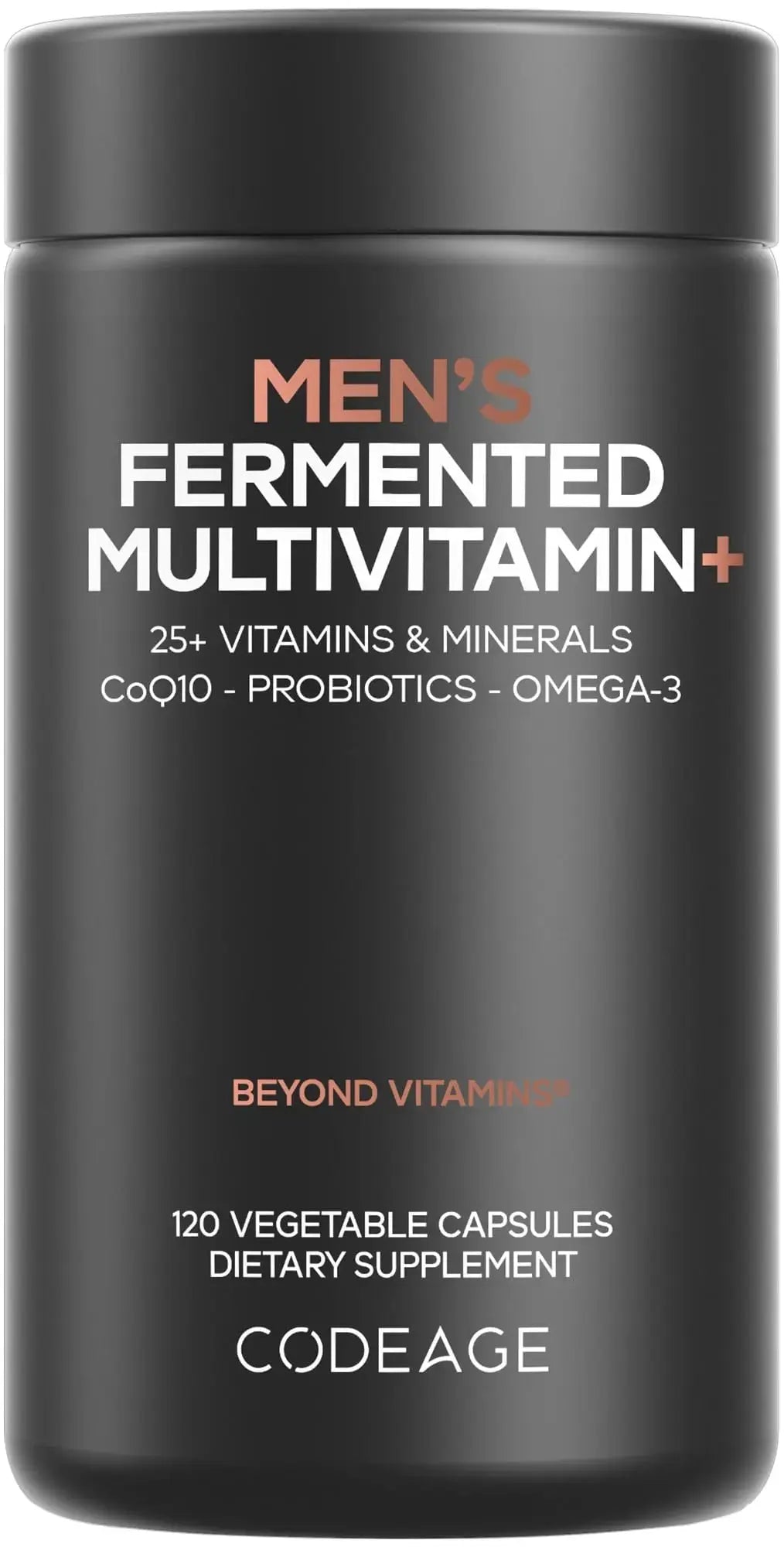 Codeage Men’s Daily Multivitamin – 25+ Essential Vitamins & Minerals, Organic Whole Foods, Probiotics, Omega-3, Zinc Codeage Au supplements