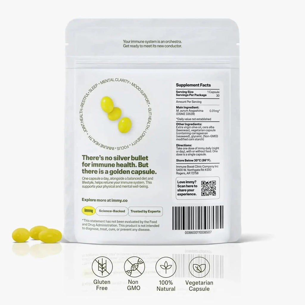 IMMY Immune Supplement for Mood Support and Gut Health, 30 ct. - Supports Joint Relief, Focus & Mood Support, Natural Calming Aid IMMY Au supplements