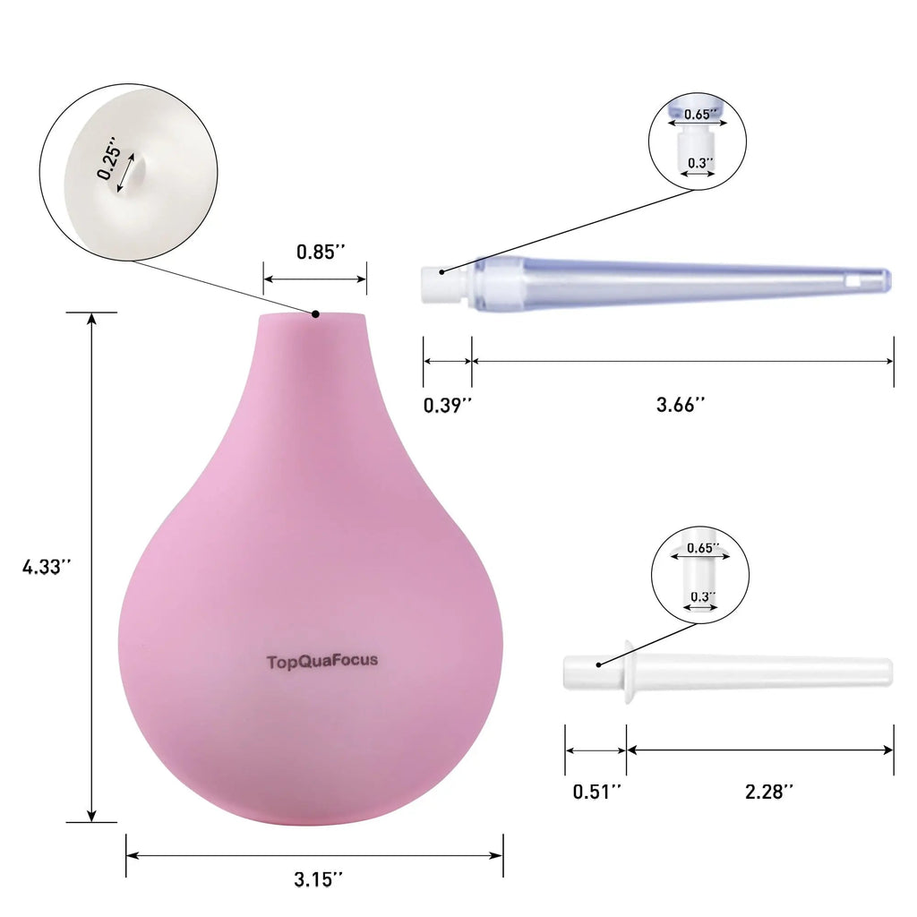 TopQuaFocus 8oz Enema Bulb Kit Anal and Vaginal Douche Bulb for Men Flushing System Enemas Silicone TopQuaFocus Au supplements
