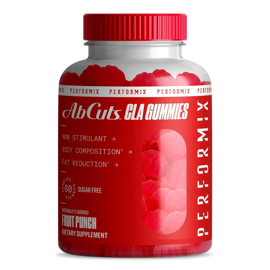 PERFORMIX AbCuts CLA Gummies - 60 Gummies, Fruit Punch - Non-Stimulant PERFORMIX Au supplements
