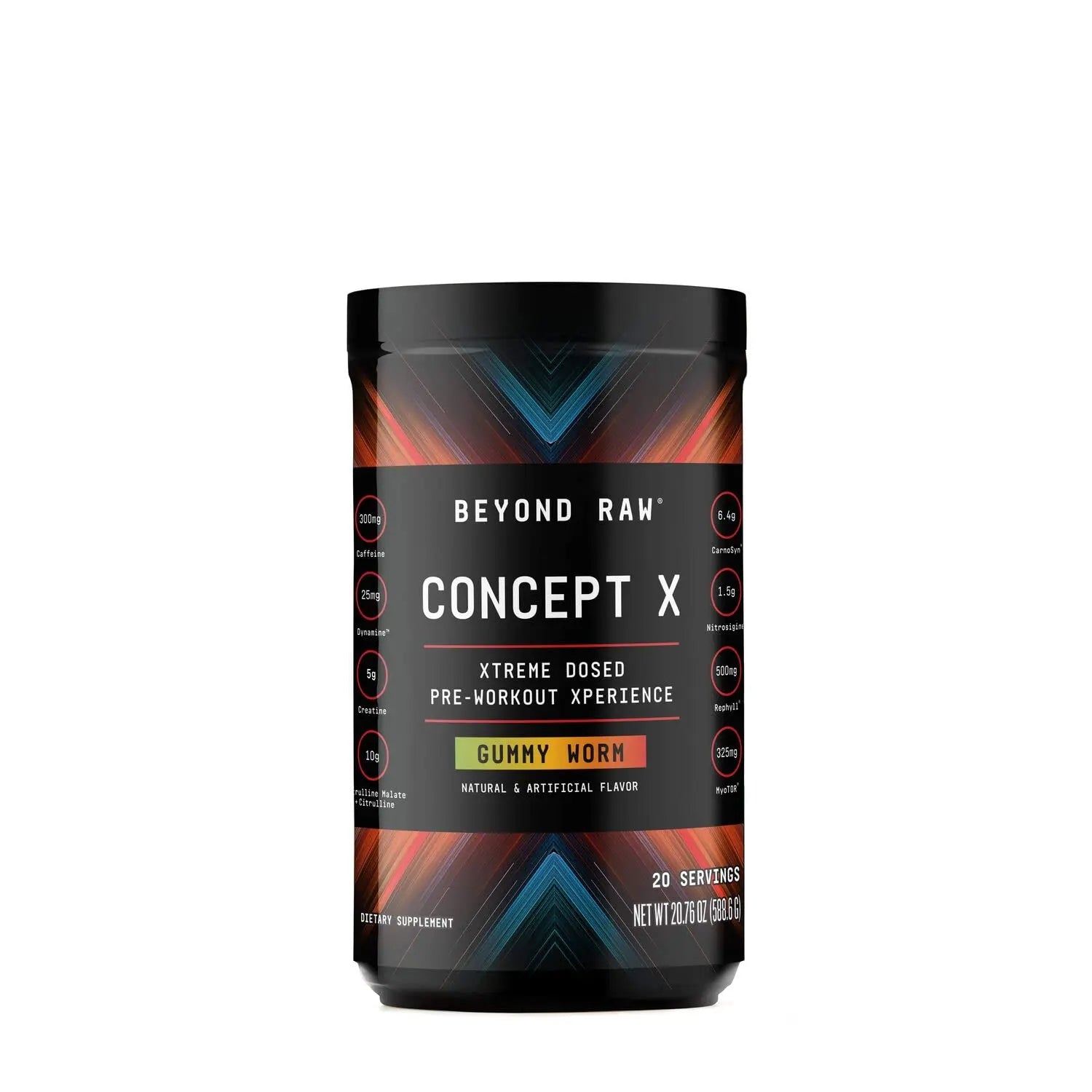 Beyond Raw Concept X - Gummy Worm - 20.76 oz. BEYOND RAW Au supplements