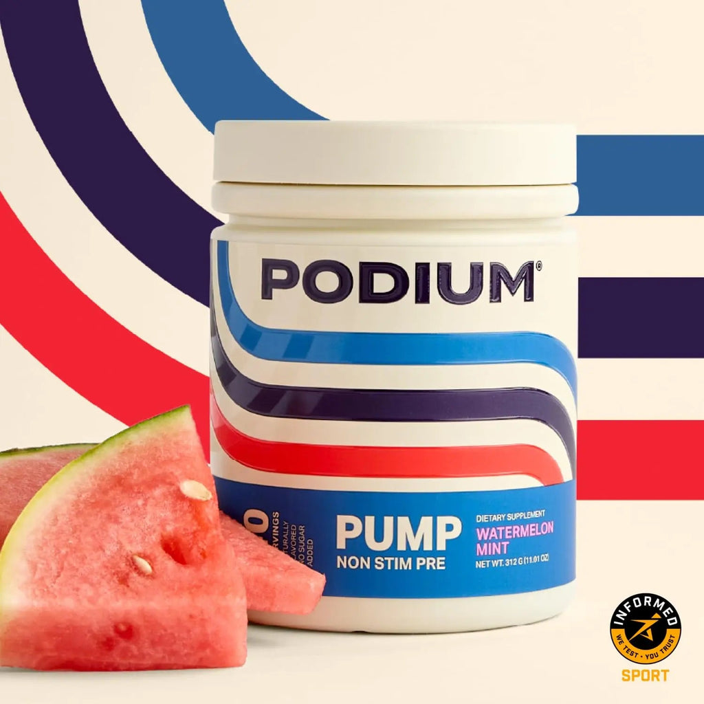 Podium Nutriton, Pump, Stimulant Free Pre-Workout, 40 Servings (Watermelon Mint) Podium Nutrition Au supplements