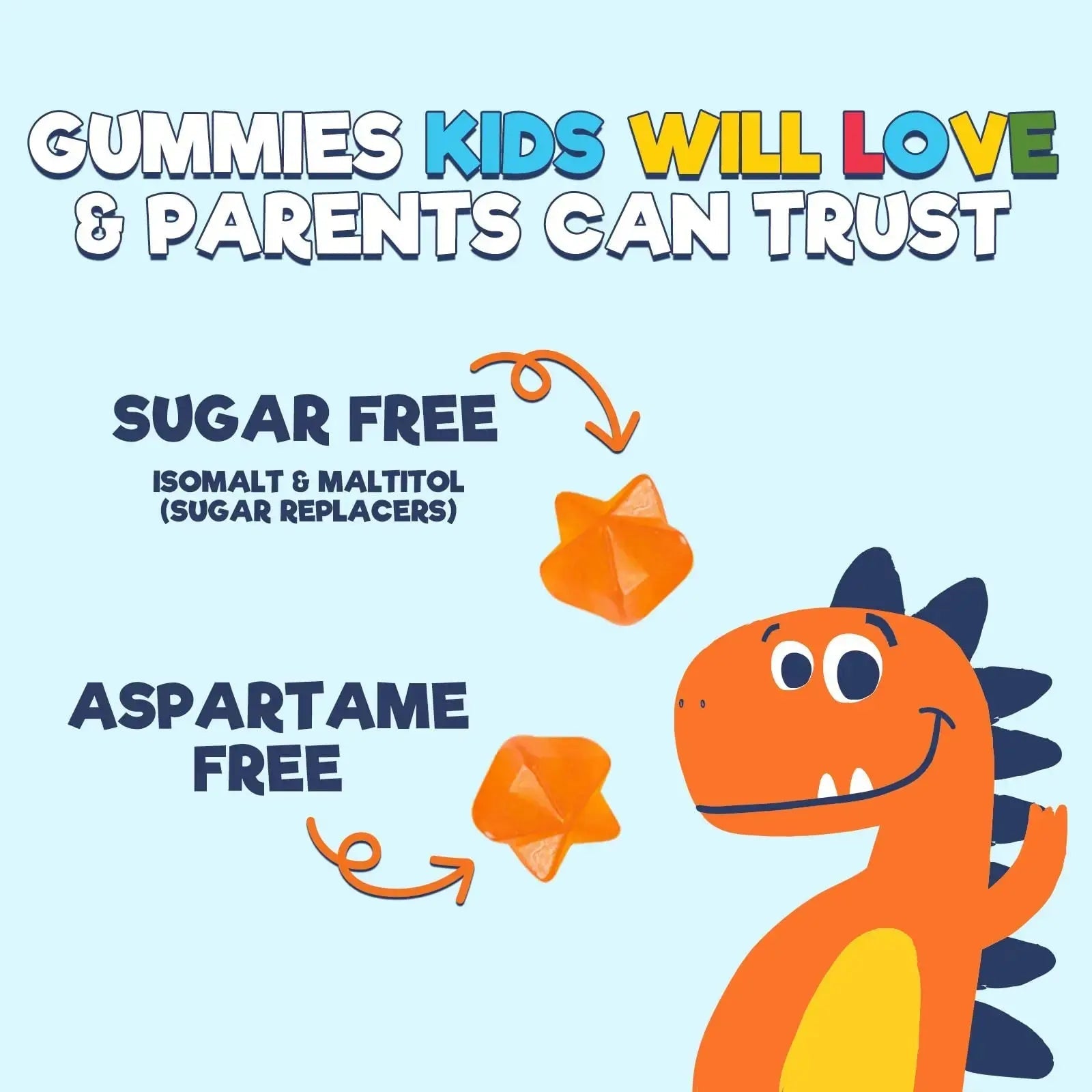 Kids Multivitamin Gummies - Improved Sugar-Free Formula - 100% Daily Folate, Kids Vitamins with Essential Vitamins A, C, D3, E, B6, B12 Nature's Nutrition Au supplements