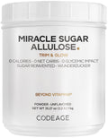 Codeage Miracle Sugar Allulose Powder - All-purpose Zero Calorie Allulose Sweetener, +3 Month Supply - 0 Net-Carbs - Rare Sugar Alternative to Stevia, Aspartame & Liquid - Non-GMO - 35.27 Oz Codeage Au supplements