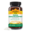 Country Life Chewable Papaya Enzymes for Digestion Support - Natural Pineapple & Papaya Flavor, Assists with Nutrient Absorption