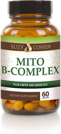Script Essentials Suzy Cohen, Mito B Complex Dietary Supplement, 5-MTHF, Adeno B12, Methylation Support, Supports Healthy Nervous System