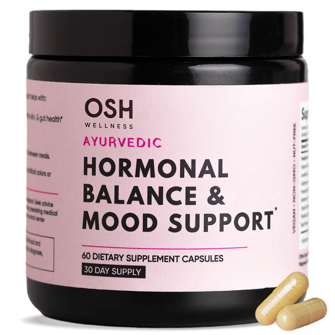 Ayurvedic Hormone Balance for Women | Cortisol Reducer | Mood, Energy, & Sleep Support | Regulates Estrogen | Stress Relief | Ashwagandha, Rhodiola, & Shatavari
