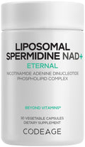 Codeage Liposomal Spermidine NAD+ Spermidine Supplement - 500 Mg NAD+ Vitamin C - Liposomal Delivery - Nicotinamide Adenine Dinucleotide Pills - 1 Capsule Per Serving - Vegan, Non-GMO - 30 Capsules Codeage Au supplements