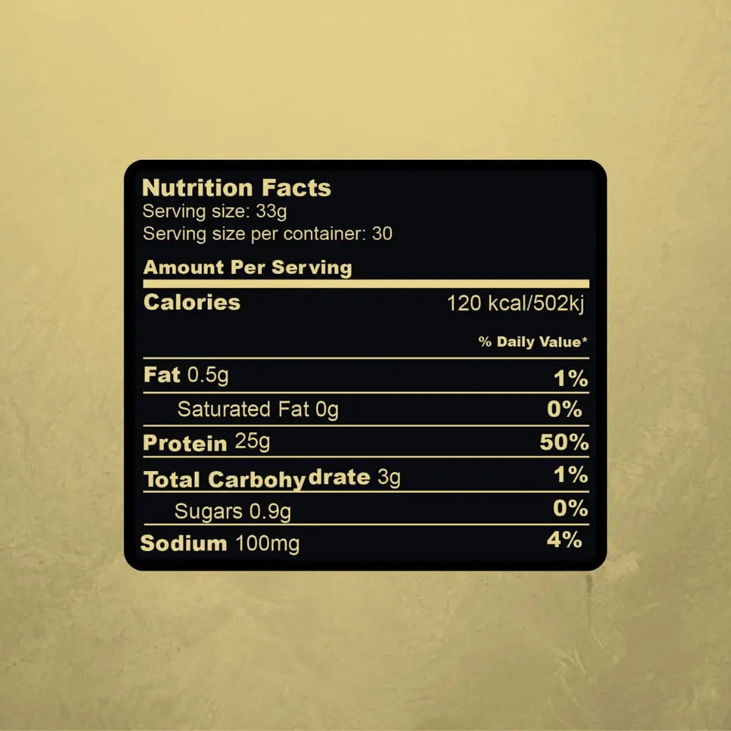Valhalla's Champion 100% Whey Protein Isolate - 25G Protein per Serving - 30 Servings Valhalla's Champion Au supplements