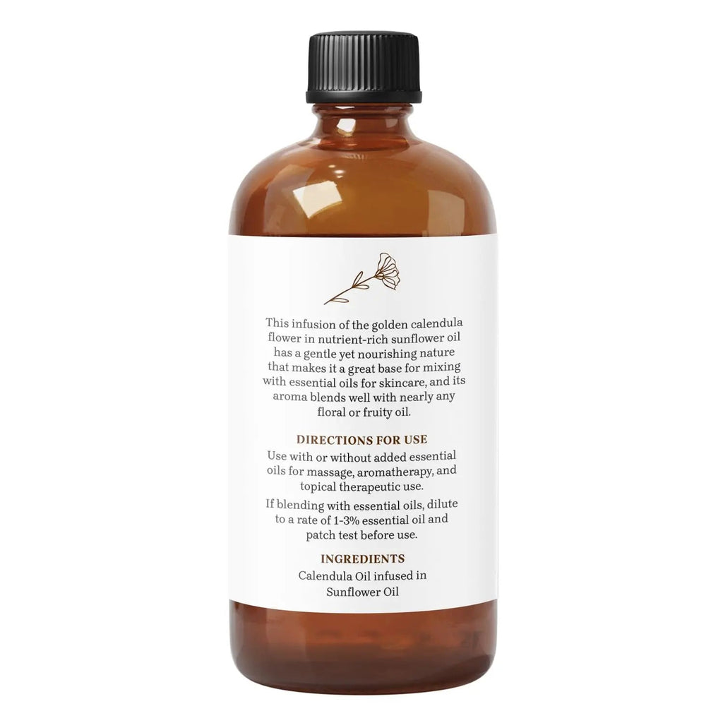 Essential Delights Calendula Oil - Premium Carrier Oil (16 fl oz) | for Skin, Face, Body, Hair Revitalization Essential Delights Au supplements