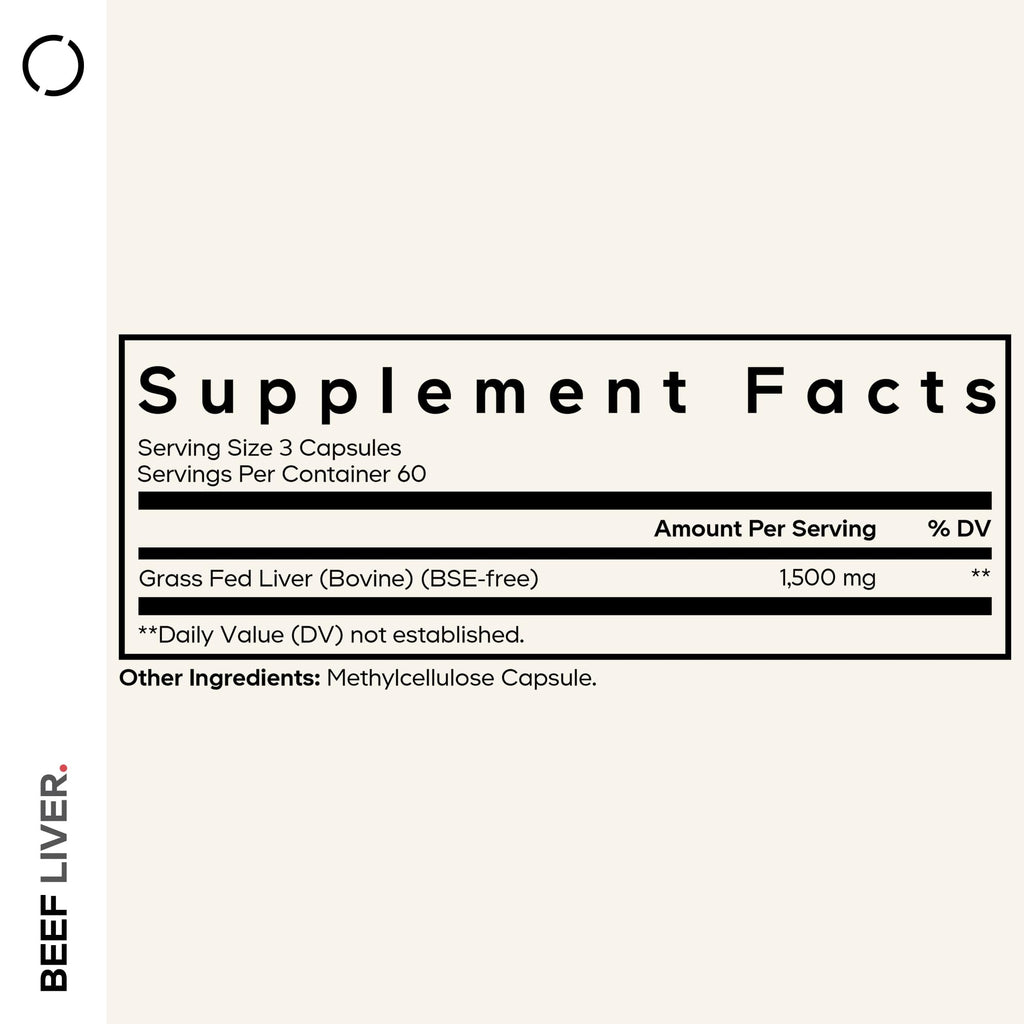 Codeage Grass Fed Beef Liver Supplement Superfood, Freeze Dried, Non-Defatted, Desiccated Glandulars Bovine Pills, Pasture Raised Beef Vitamins, Non-GMO Liver Meat, 180 Capsules Codeage Au supplements