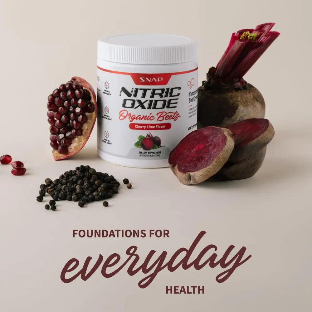 Snap Supplements USDA Organic Beet Root Powder, 3-in-1 Nitric Oxide Supplement Snap Supplements Au supplements