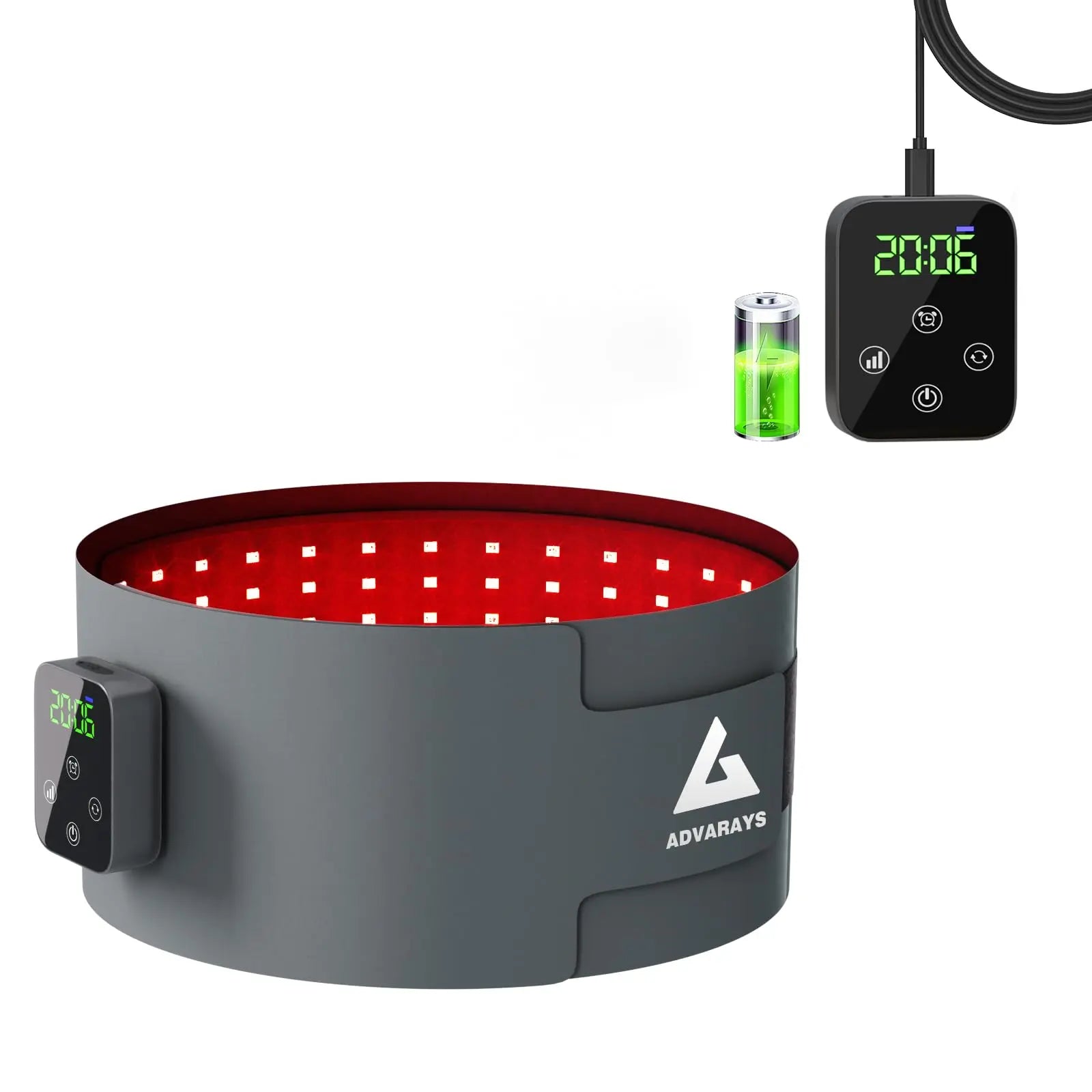 Red Light Therapy Infrared Belt: Pain Relief Body Pad 100 LEDs Red Light Therapy Belt ADVARAYS Au supplements