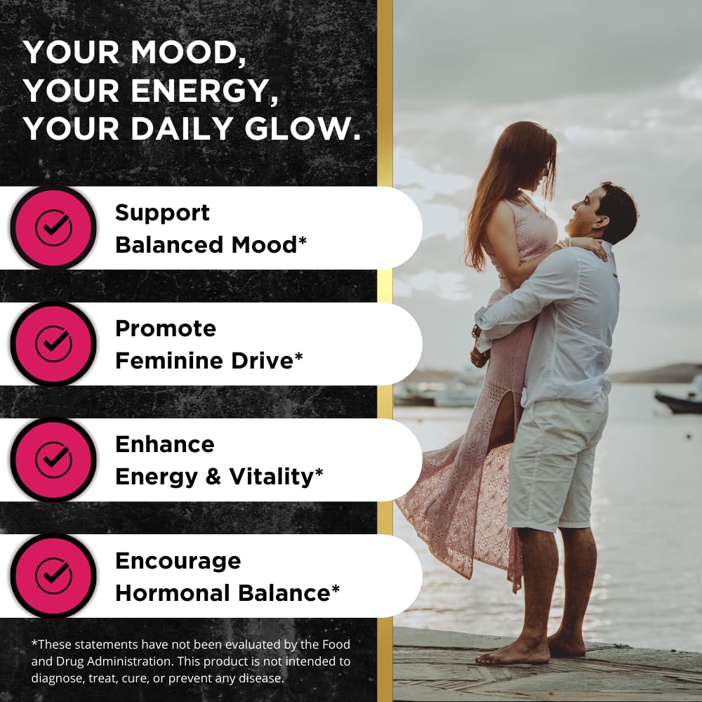 UNALTERED Hormone Balance & Mood Support for Women - Naturally Supports Hormonal Balance & Energy with Tribulus Terrestris & Red Maca Root Extract - Dietary Supplement - 90 Vegan Capsules UNALTERED Au supplements