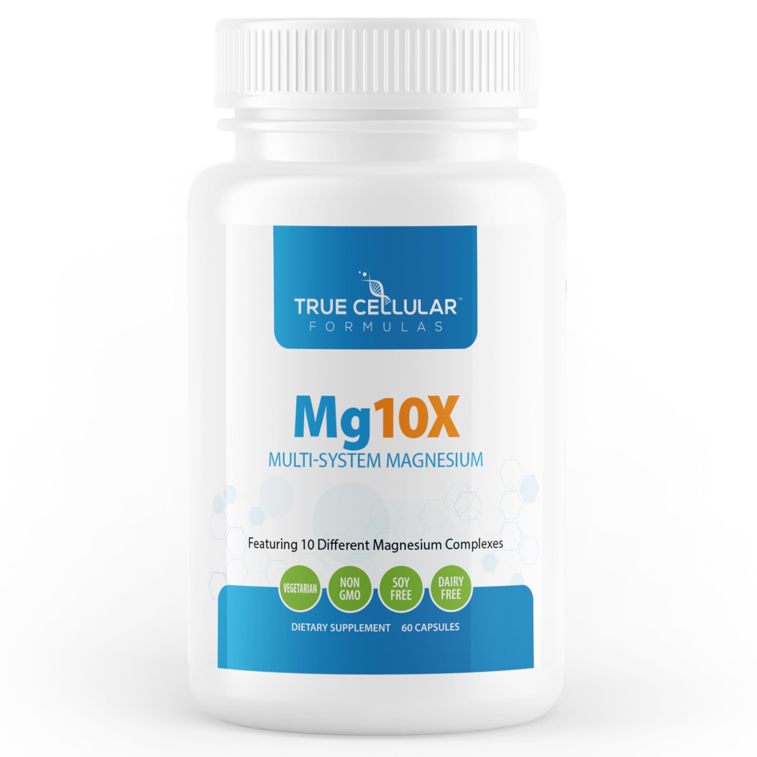 True Cellular Formulas Mg10X Multi-System Magnesium | Supplement to Support Sleep - 60 Capsules | Enhanced Sleep, Immune System & Metabolic Support | Includes Magnesium Glycinate, Citrate and More True Cellular Formulas Au supplements
