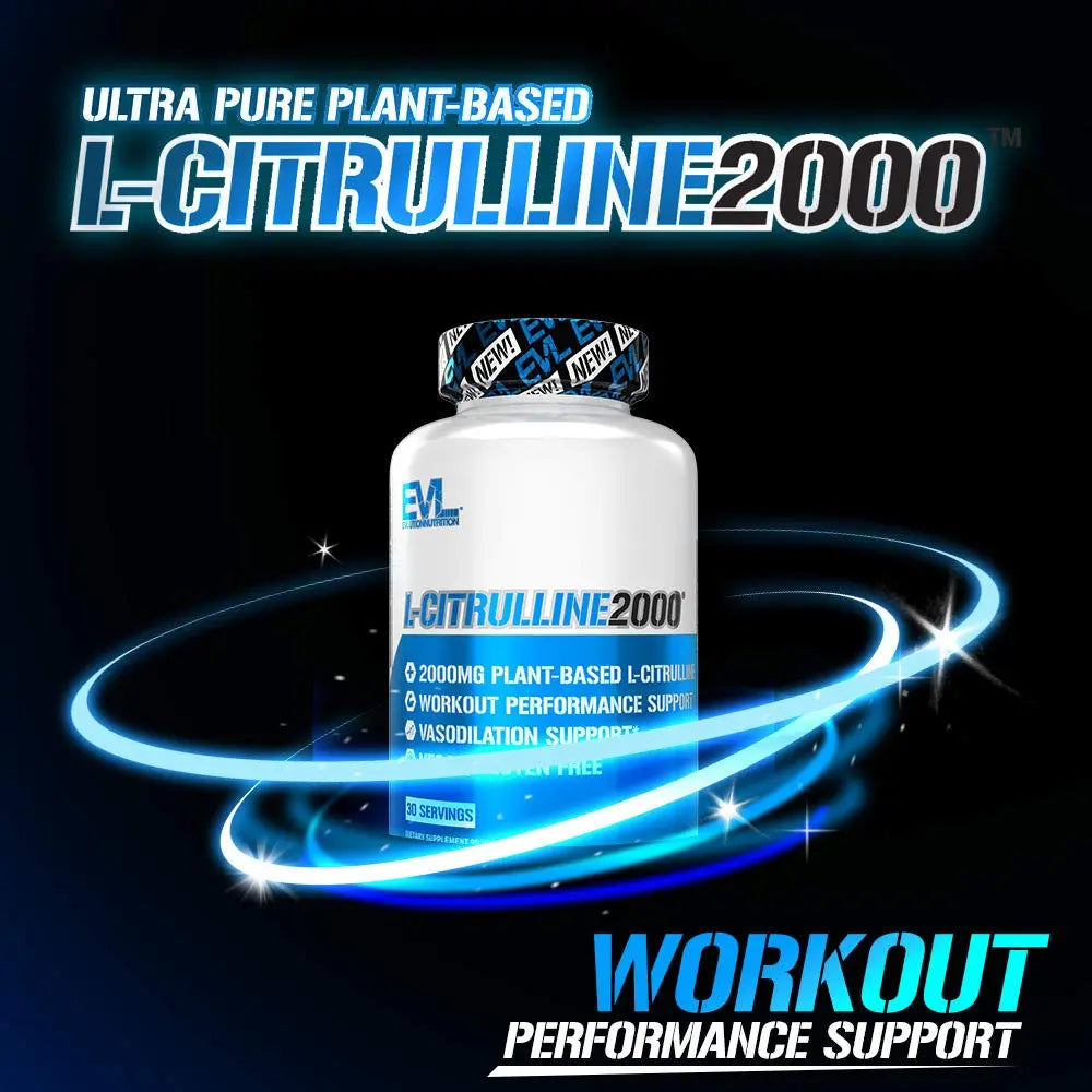 Evlution L-Citrulline2000 Nitric Oxide Supplement for Men Nutrition High Strength L Citrullin Evlution Au supplements