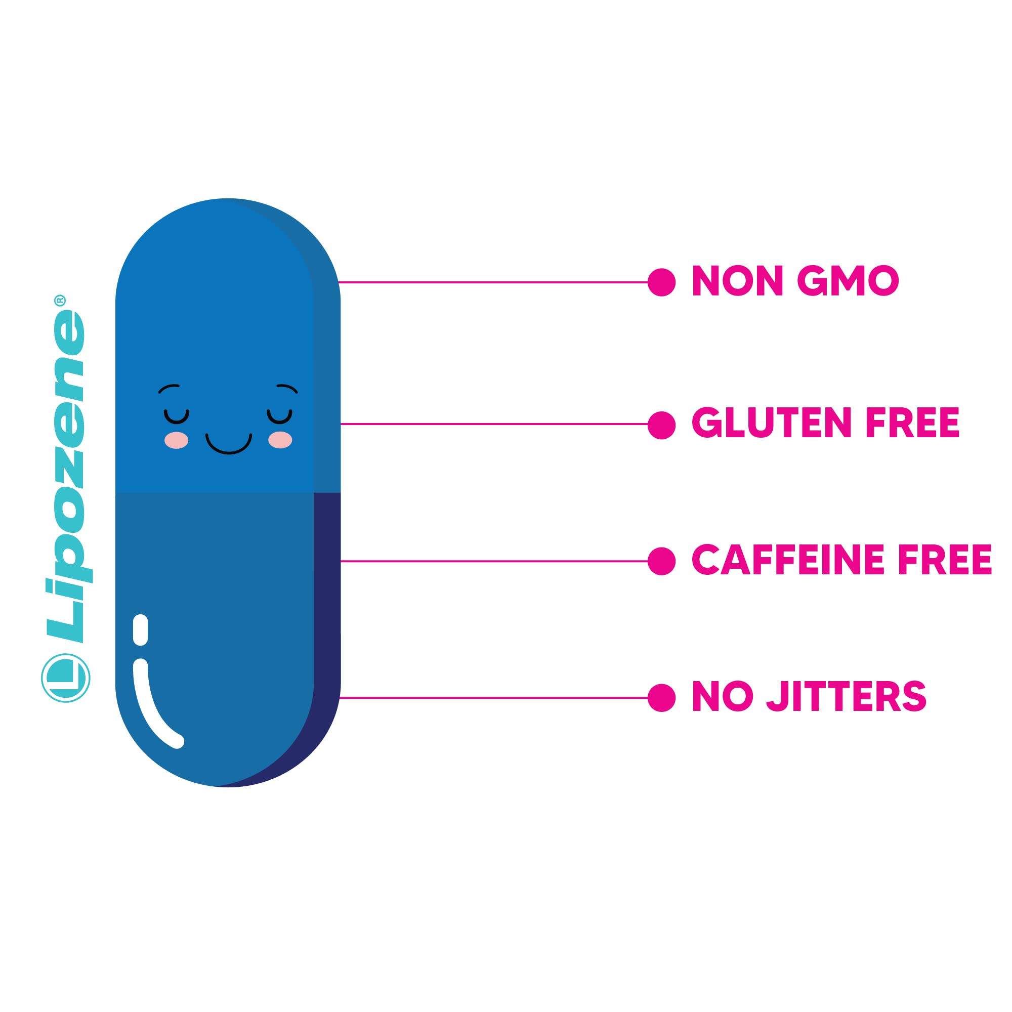 Lipozene MEGA Bottle - 120 Capsules, Making it Our Largest Size Available - Appetite Suppressant