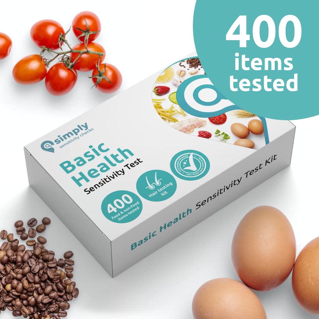 Simply Sensitivity Checks 400+ Items Food Sensitivity Test Kit for Adults – Accurate At-Home Hair Strand Test for Gut Health, Digestion, Additives, Vitamins – Results in 3-5 Days Simply Sensitivity Checks Au supplements