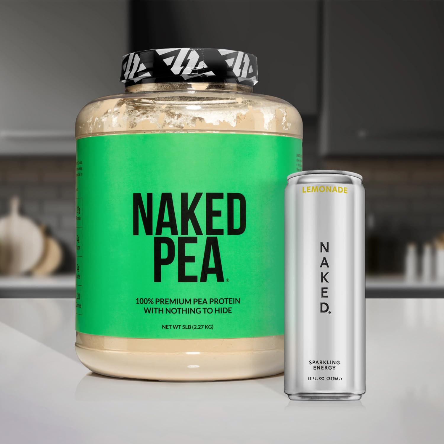 NAKED Pea - Pea Protein Isolate - Plant Based, Vegetarian & Vegan Protein. NSF Certified, Easy to Digest, Non-GMO, No Lactose