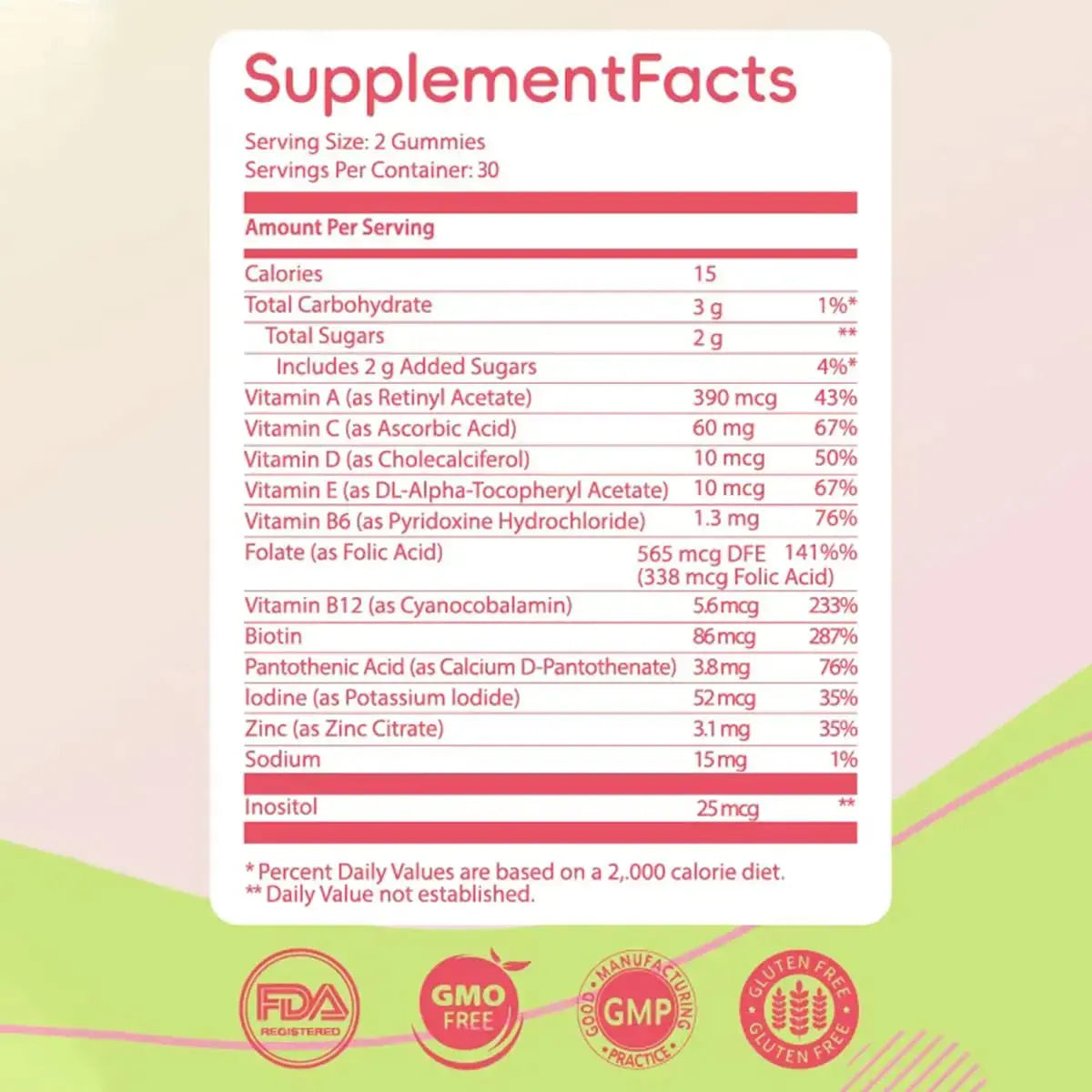 Methylated Multivitamin for Women Gummies，Inositol, Folate, Vitamins A C D3 E B12 K2, Herbal & Mineral Blend, Daily Vegan Gummy MOSEA ELEMENTS Au supplements