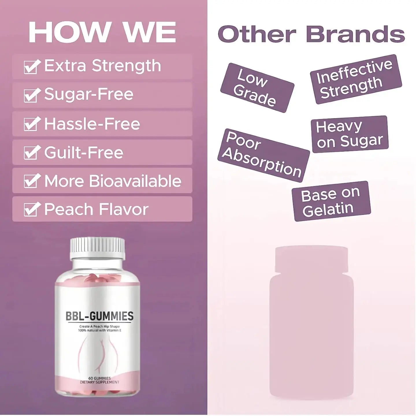 BBL Extreme Vitamins for Women Gummies + Power Boost Gummies & Immune Support Healthcare Dietary Supplement Kuasarvita Au supplements