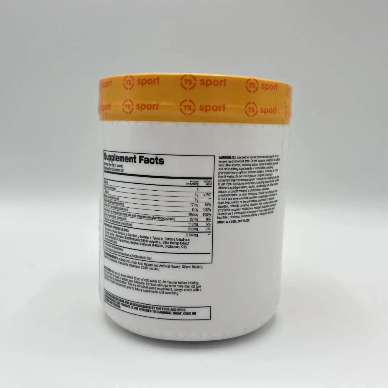 Top Secret Nutrition Cardio Igniter Pre-Workout Supplement with Beta-Alanine, L-Carnitine Top Secret Nutrition Au supplements