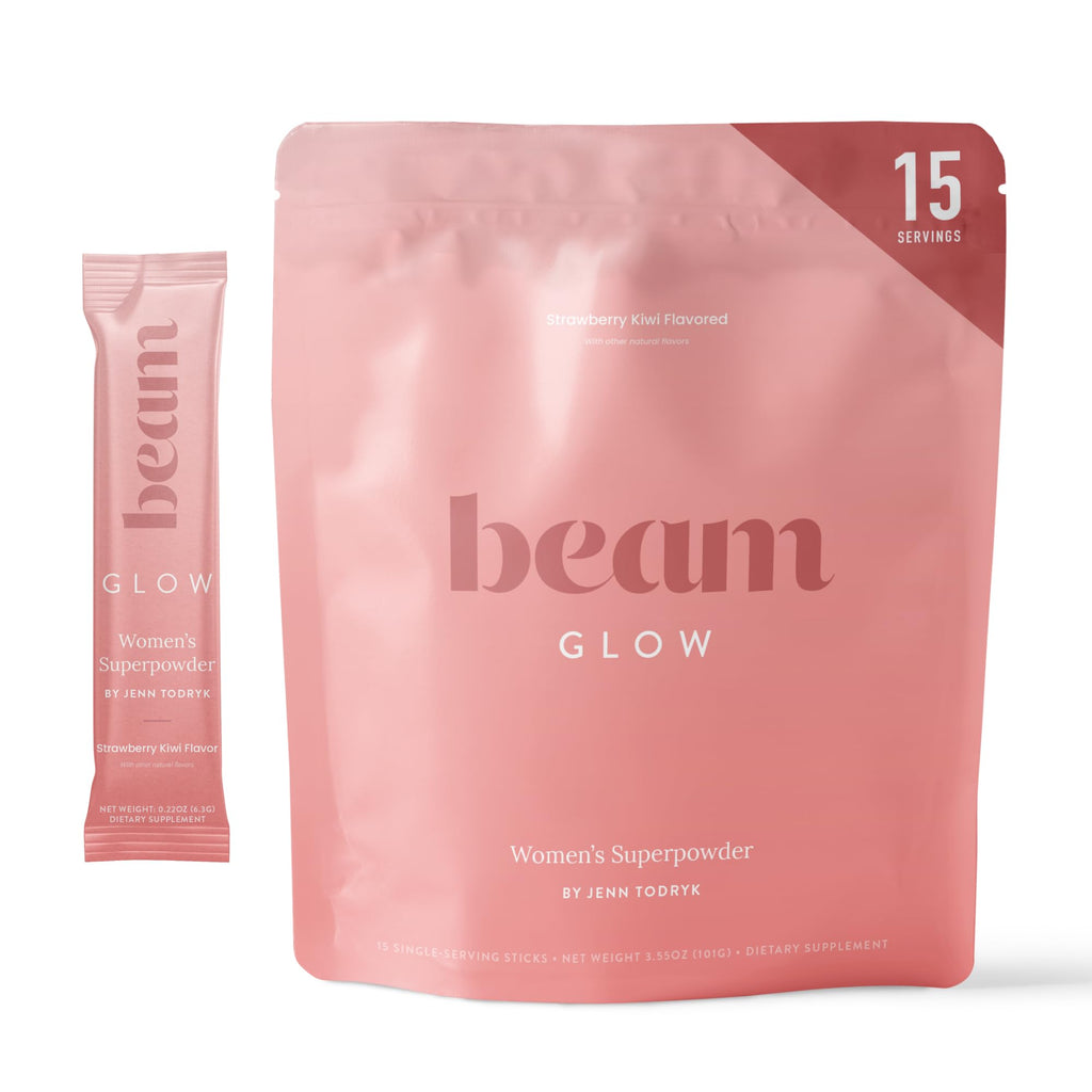 Beam Glow Hormone Balance Supplement for Women – Cortisol Supplement for Women, PMS Relief Supplement, Perimenopause & PCOS Support, Womens Vitamins,