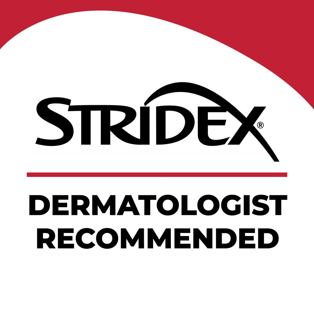 Stridex Medicated Acne Pads, Maximum, 55 Count – Facial Cleansing Wipes, Alcohol Free