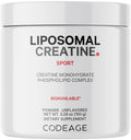 Codeage Liposomal Creatine Powder Supplement, Pure Creatine Monohydrate 5000mg, Pre Workout & Post Workouts - Unflavored Creatine, Micronized Creatine Powder - Creatinine for Sports - 30 Servings Codeage Au supplements