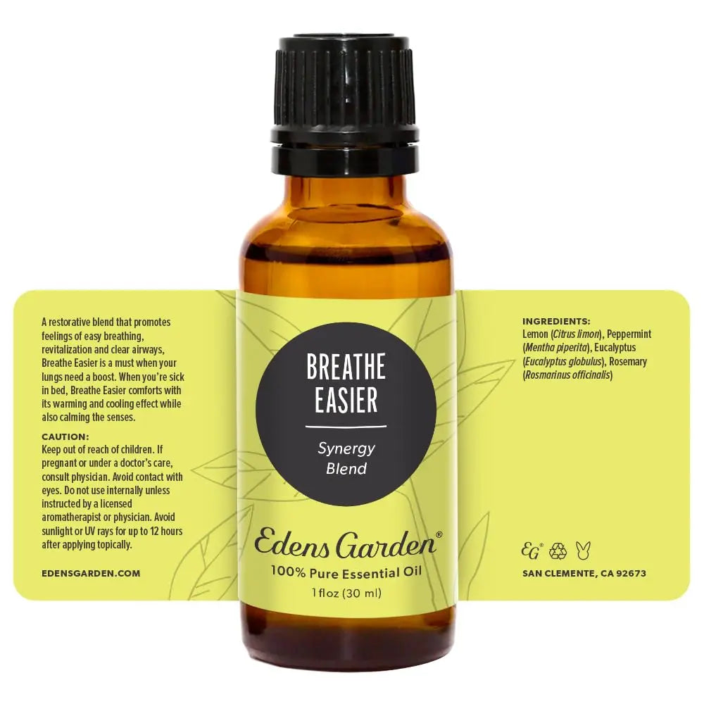 Edens Garden Breathe Easier Essential Oil Synergy Blend, 100% Pure Therapeutic Grade Edens Garden Au supplements