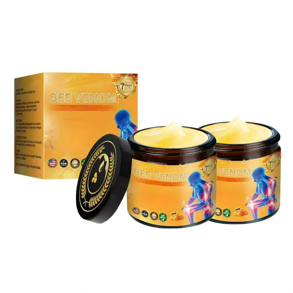 2 Pcs Bee Venom Joint Treatment Cream, Throughout Release Joint Activities Muscle and Massage Relief Gel. Yaper Au supplements
