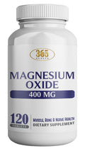 Magnesium 400mg [High Potency] Supplement – Magnesium Oxide for Immune Support, Muscle Recovery, Leg Cramps and Relaxation 120 Tablets-USA Made HEALTH LFE Au supplements