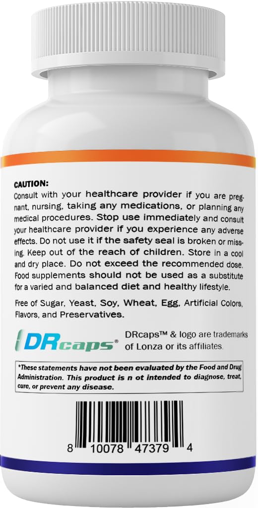 Vitamatic Lactobacillus Plantarum - 20 Billion per DR Capsule - 60 Count - Digestive Support - Made with Prebiotic Inulin Fiber