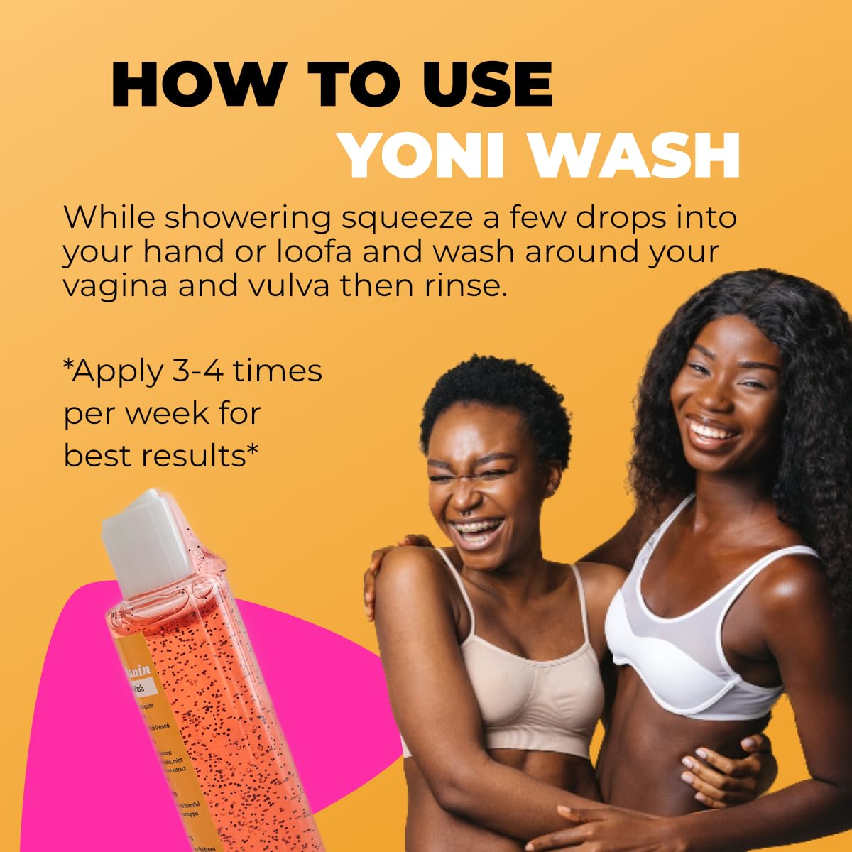 GLO Melanin Peach Yoni Wash with Aloe Vera, All Natural Feminine Wash for Women pH Balance Glo Melanin Au supplements
