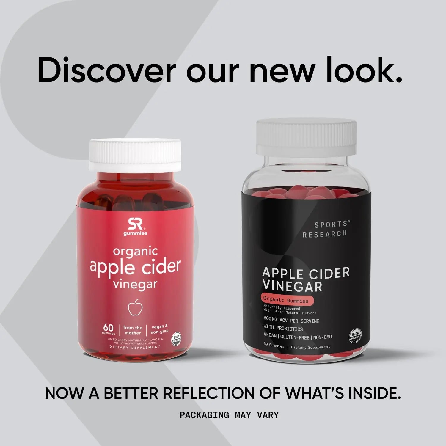 Sports Research Organic Apple Cider Vinegar Gummies with The Mother - USDA Organic Sports Research Au supplements
