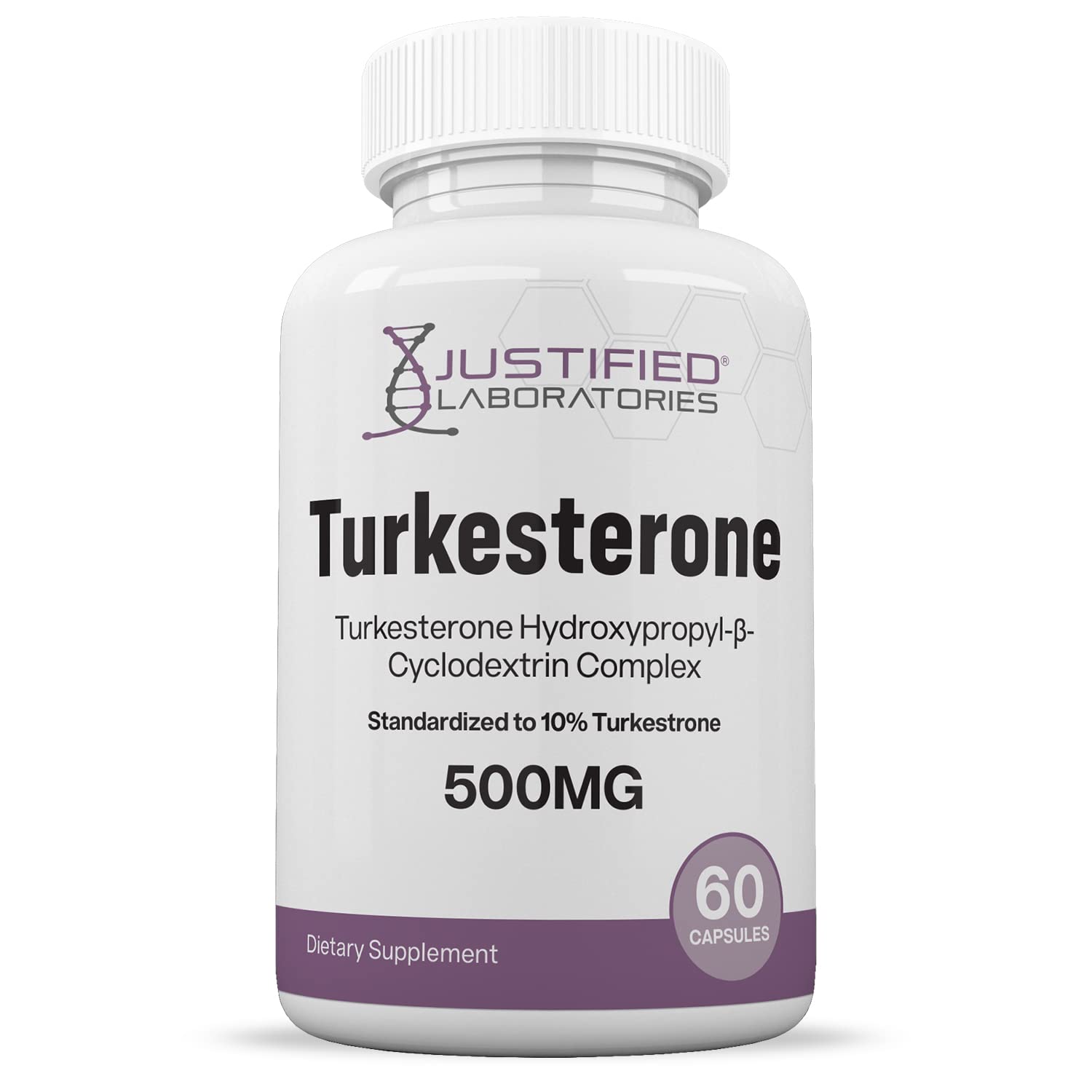 Justified Laboratories (5 Pack Turkesterone 500mg 10% Standardized Naturally Increase Justified Laboratories Au supplements