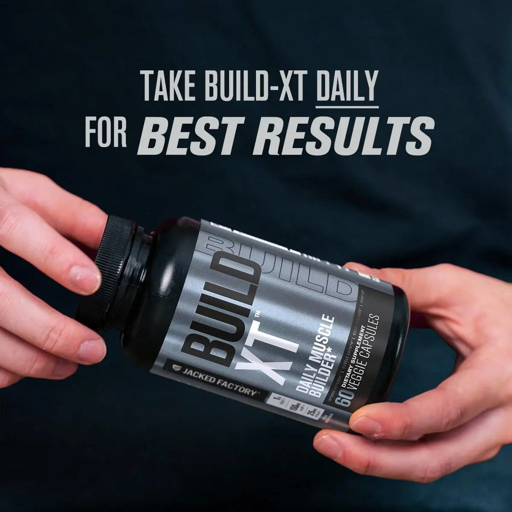 Jacked Factory Muscle Builder Supplement Stack - Build-XT Muscle Builder & N.O. XT Nitric Jacked Factory Au supplements
