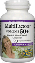 MultiFactors by Natural Factors, Women's 50+ Multivitamin & Mineral Formula, Dietary Supplement for Nutritional Support, 90 capsules (30 servings) Natural Factors Au supplements
