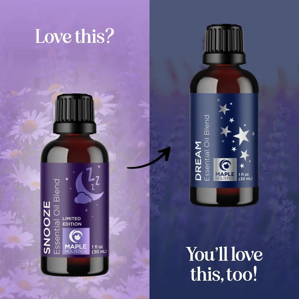 Sleep Essential Oil Blend for Diffuser - Snooze Blend Essential Oil for Sleep with Roman Chamomile Maple Holistics Au supplements
