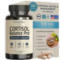 VINATURA Cortisol Supplements for Women - Cortisol Detox and Management - Adrenal Support, Stress Support, 60 Vegan Capsules VINATURA Au supplements