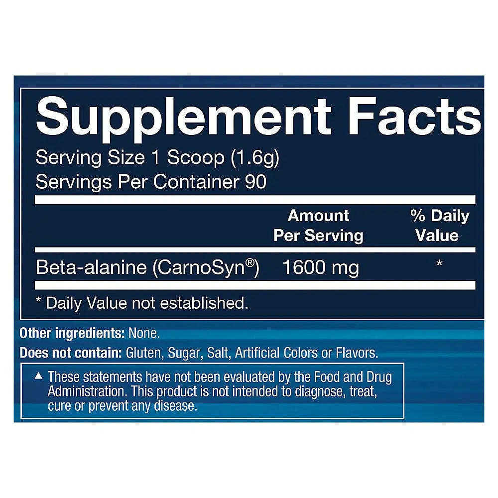 BODYTECH Beta-Alanine Powder - Unflavored (5.1 oz. / 90 Servings) BODYTECH Au supplements