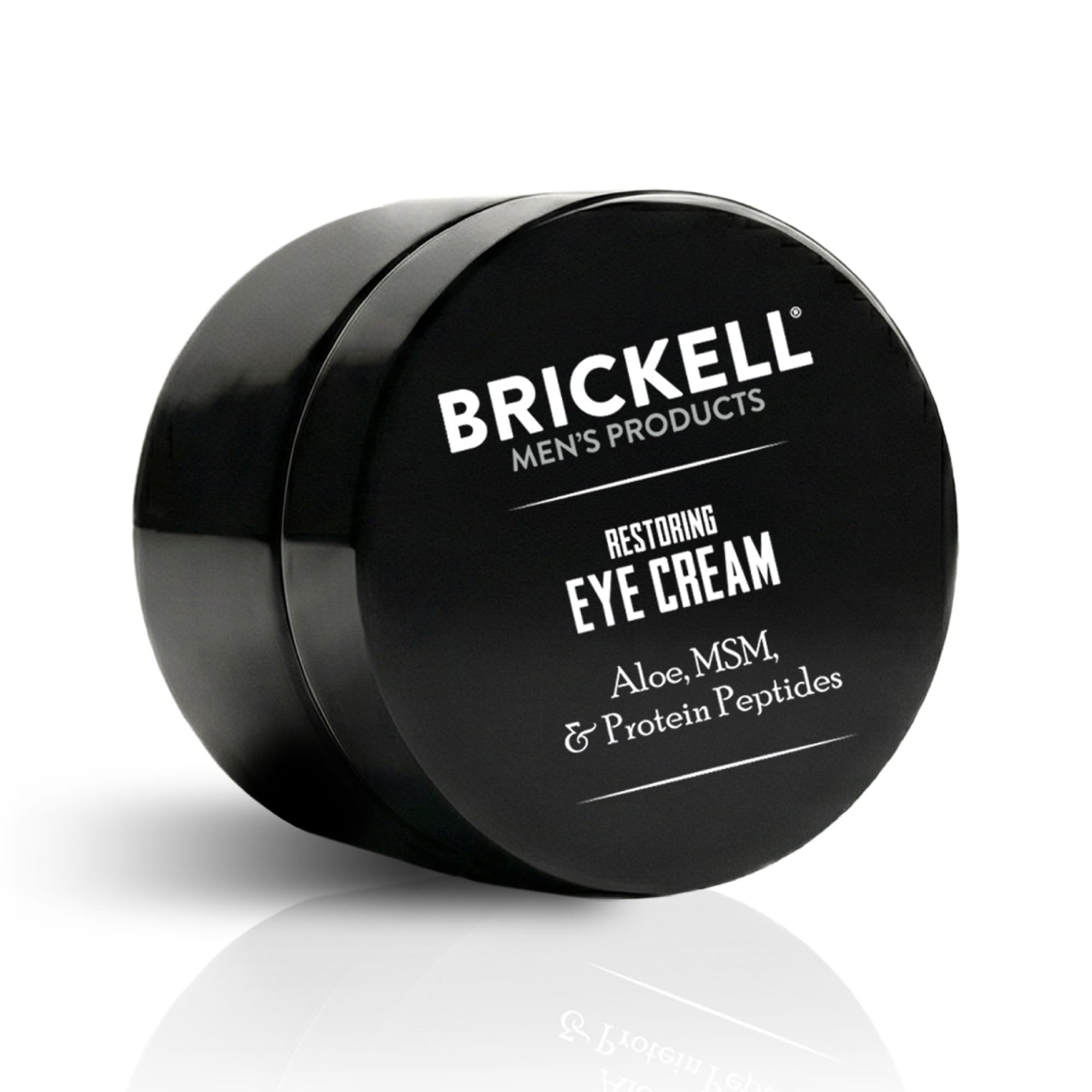Brickell Men's Restoring Under Eye Cream for Men, Natural and Organic Anti Aging Eye Balm To Reduce Puffiness, Wrinkles, Dark Circles